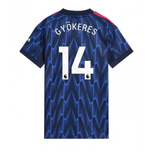 Fotbalové Dres Arsenal Viktor Gyokeres #14 Dámské Venkovní Oblečení 2025-26 Krátký Rukáv